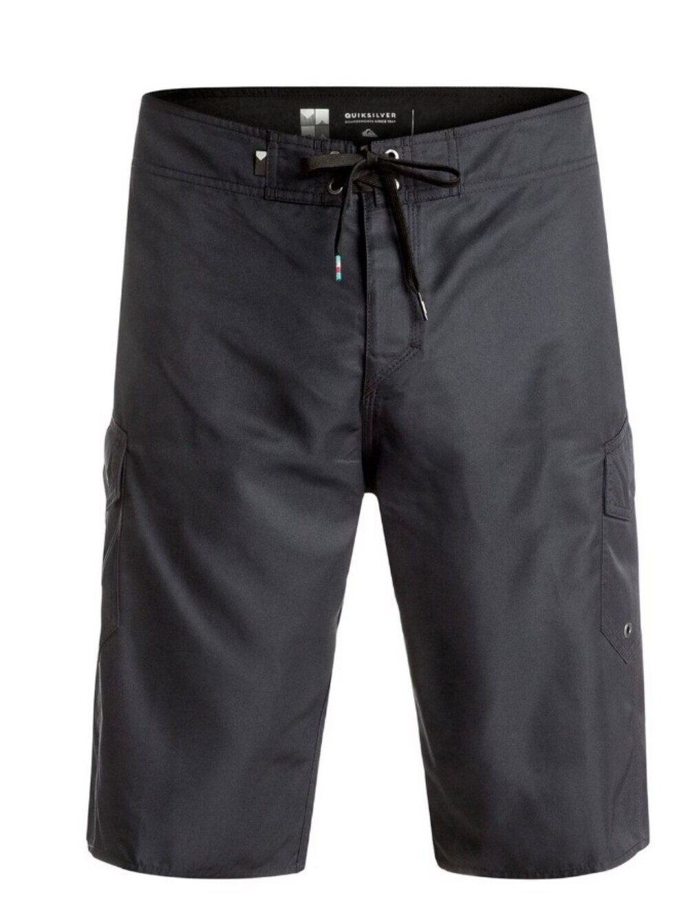 Quiksilver Black Manic 22 Boardshorts w/ Velcro Cargo Pockets - XXL